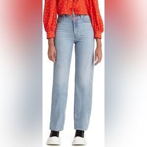 Levi's High waisted straight Jeans